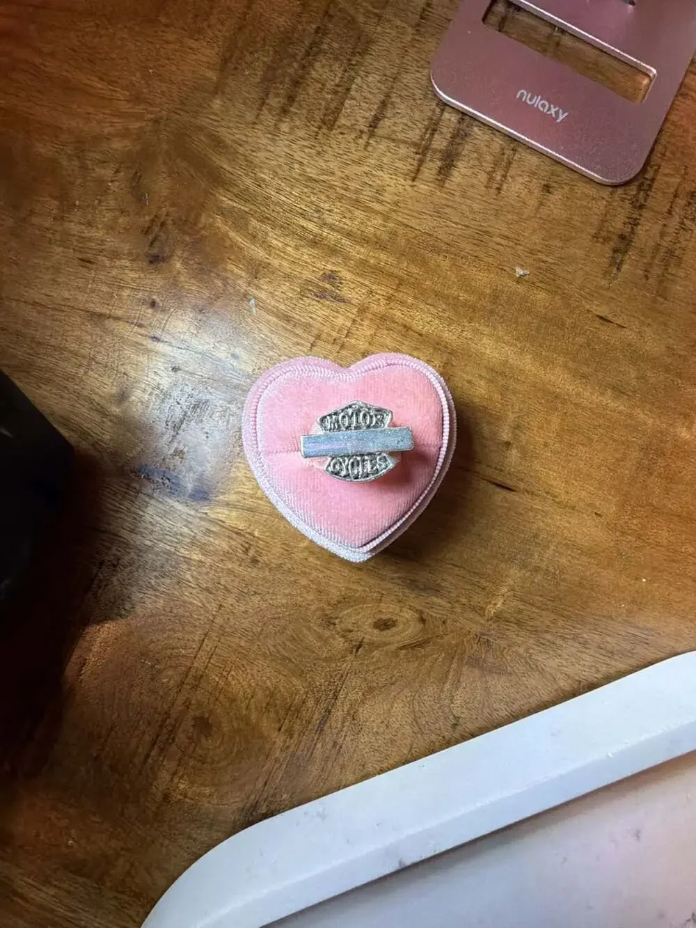 Harley-Davidson Motorcycle Bar and Shield Logo Statement Ring
